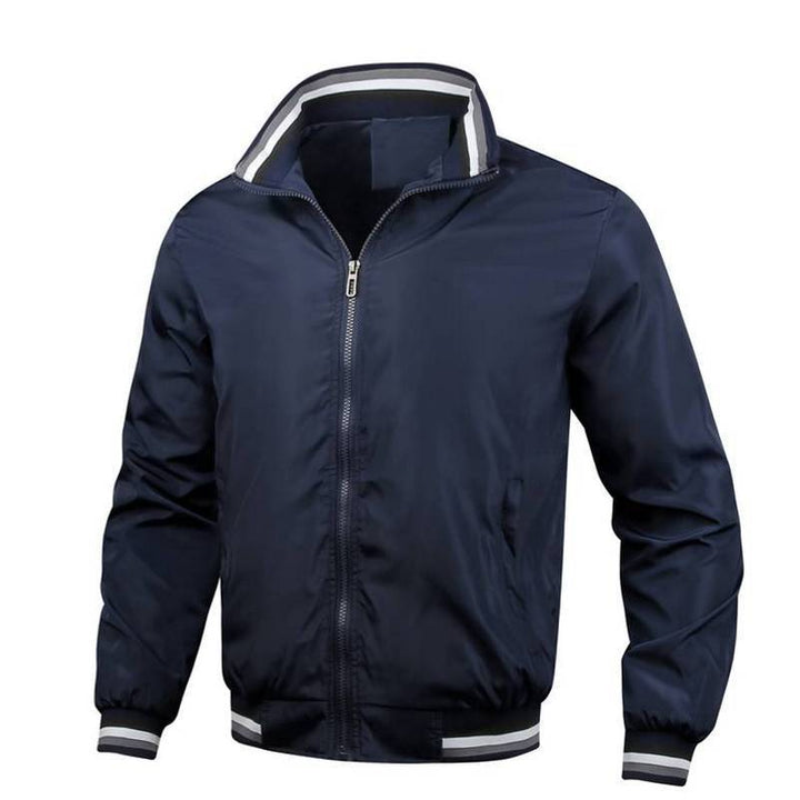 Men's sport jacket with structured collar and breathable technology Lune London