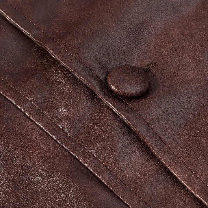 Fashion faux leather jacket for ladies with a unique cut and stylish pockets Lune London