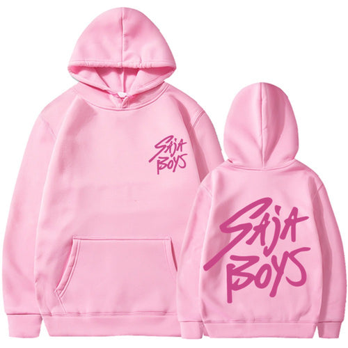 Women's hoodie with distinctive lettering and kangaroo pocket Chic & Stil