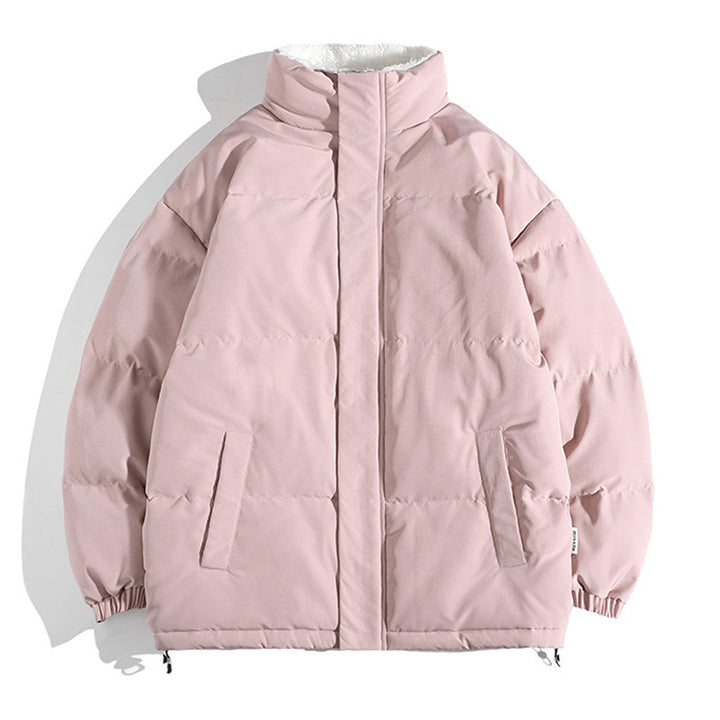 Ladies warming down coat with high collar and side pockets Lune London