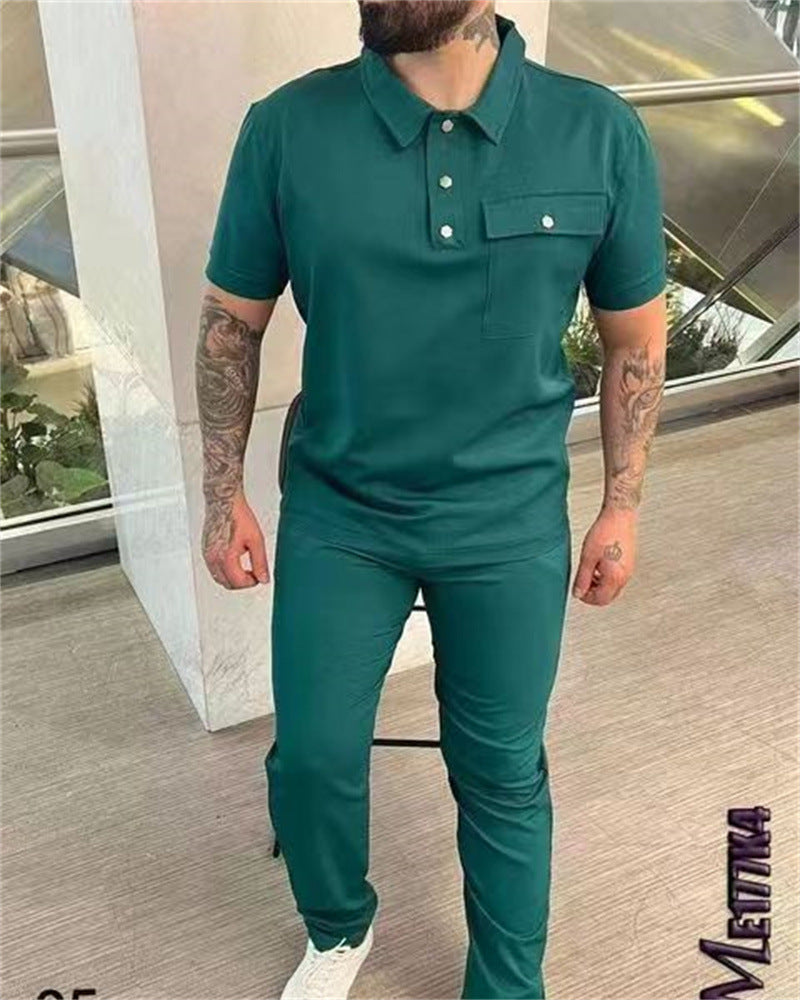 Stylish polo and pants set for men Lune London