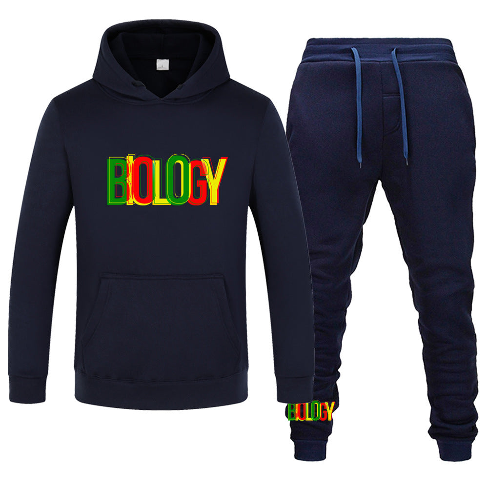 Ladies Hoodie with organic print and chic and stylish sweatpants