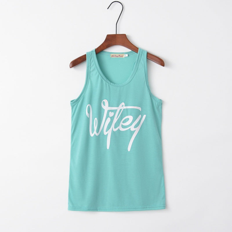 Débardeur pour femmes avec des lettrages tendance Chic & Stil