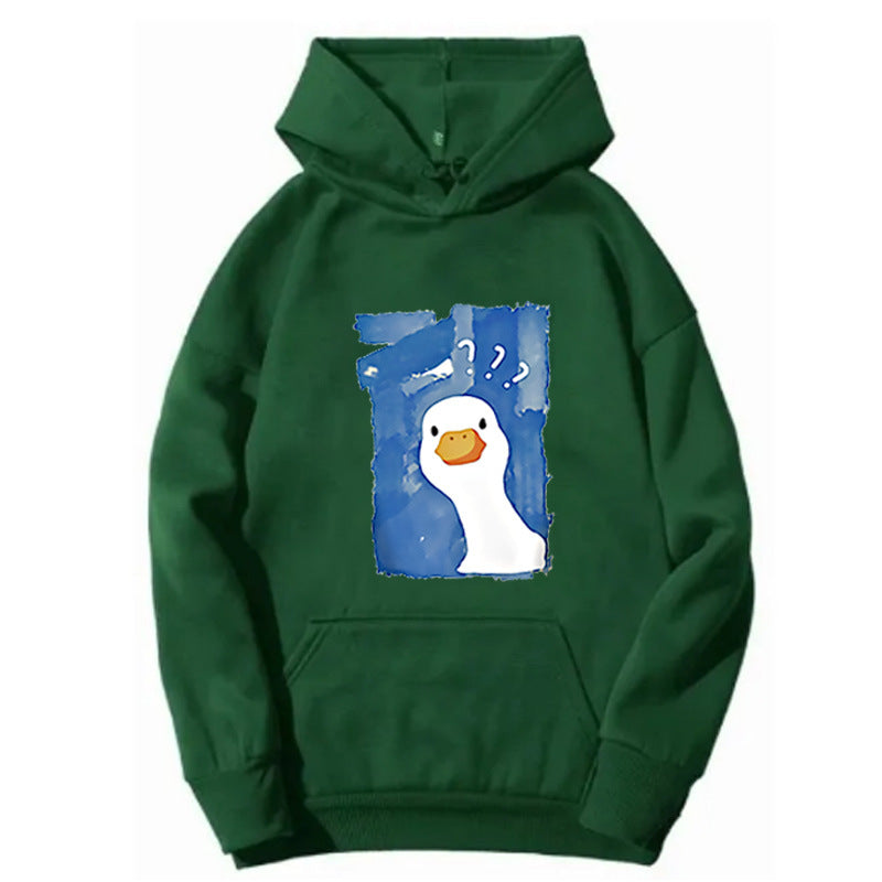 Women's Hoodie with Playful Duck Motif Chic & Stil 1772613013