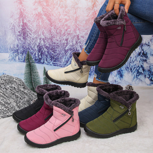 Thermal winter boots for women with cozy lining and side zip Lune London