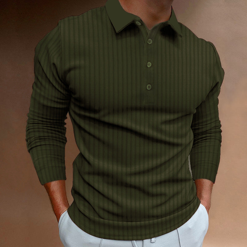 Men's Long Sleeve Polo Lune London