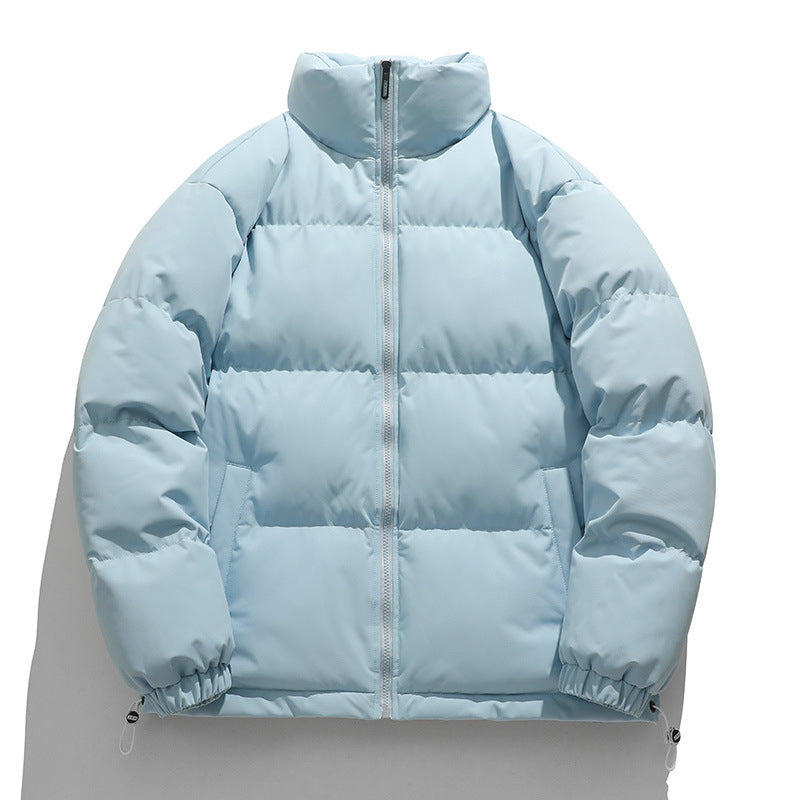 Insulated down jacket for men with high collar Lune London