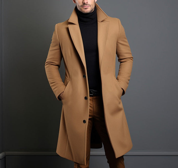 Men's Elegant Wool Coat Lune London
