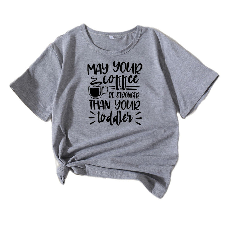 Ladies Casual T-shirt Coffee Lover Lune London