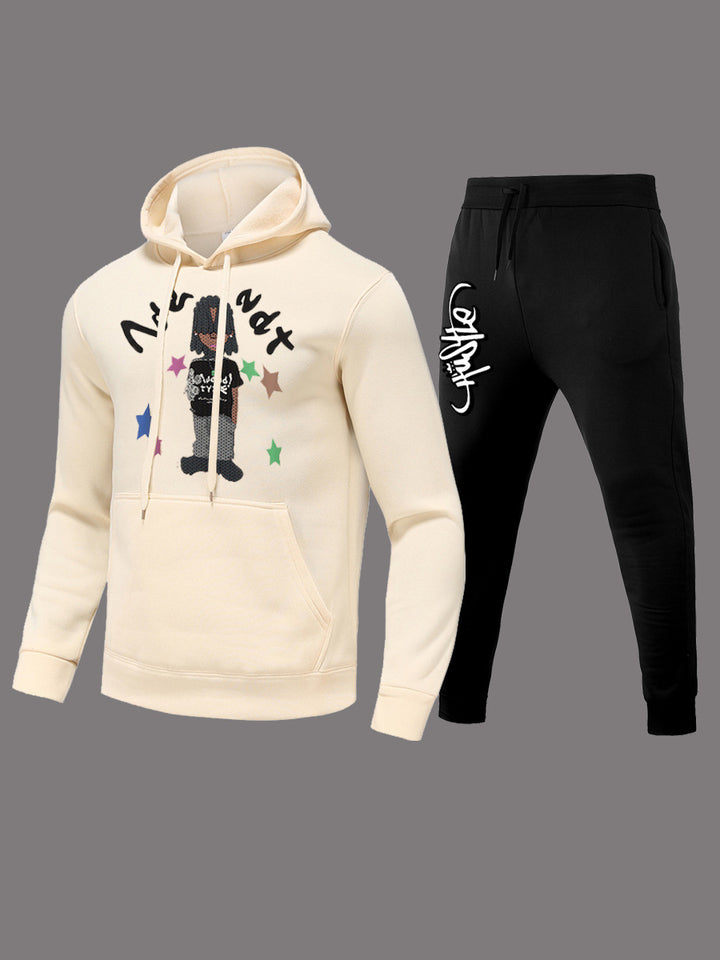 Women's hoodie and jogging pants set with creative design Lune London
