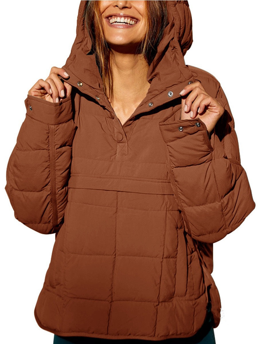 Dames doudoune avec col haut Chic und Stil