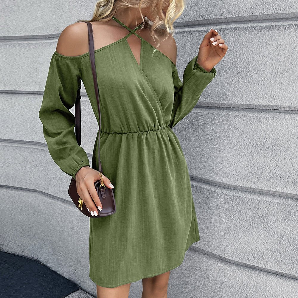 Wrap dress for women with a plunging neckline and elegant waist Lune London