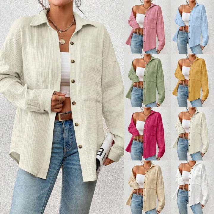 Casual overshirt for women with button details Lune London
