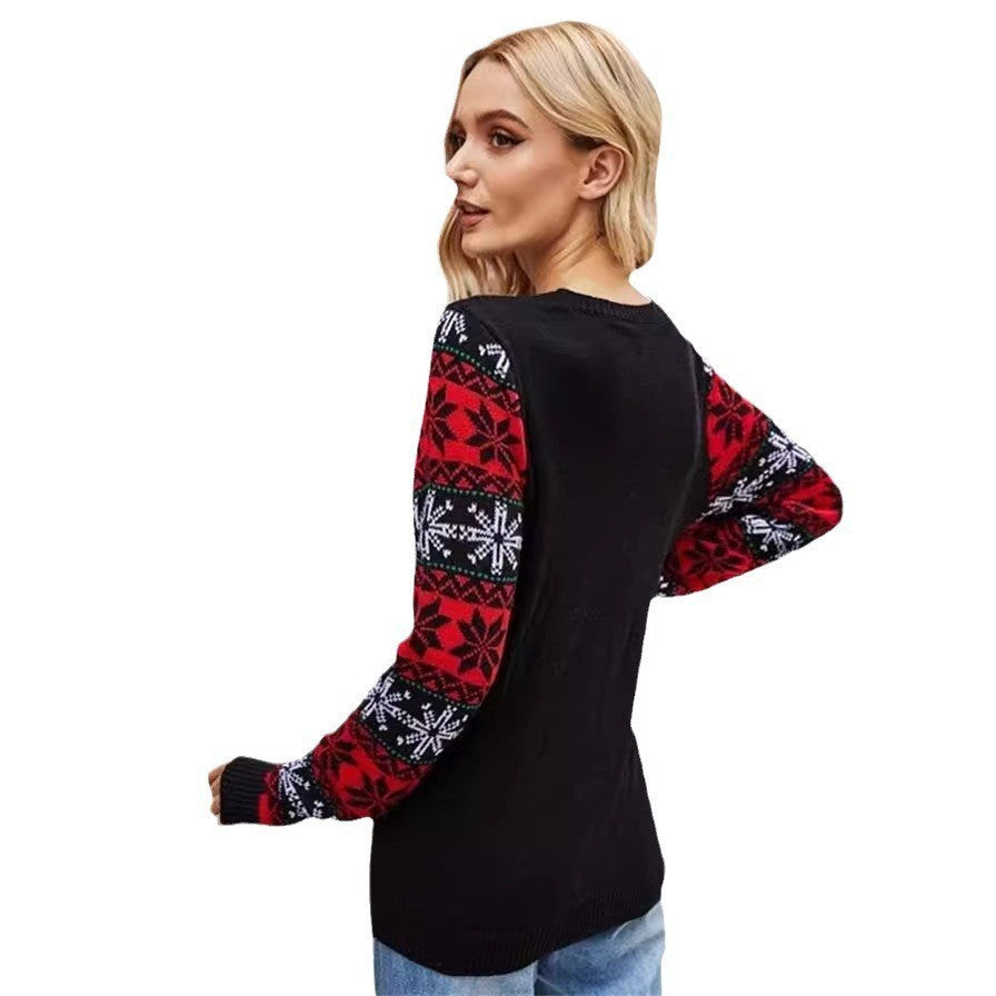 Christmas sweater for women with a festive design and sparkling elements Lune London