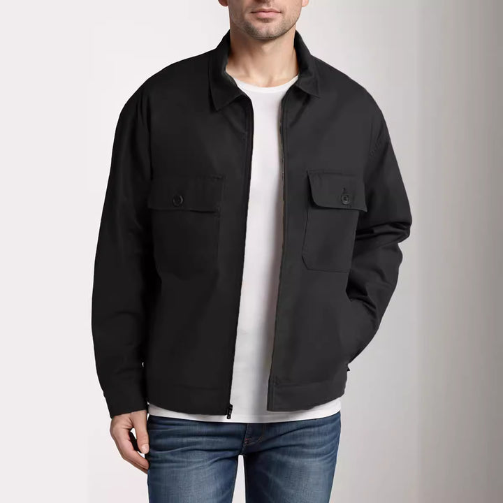 Casual utility jacket for men with practical chest pockets Lune London