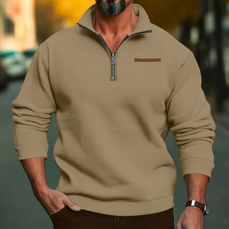 Men's Fleece Sweatshirt with Zipper Lune London