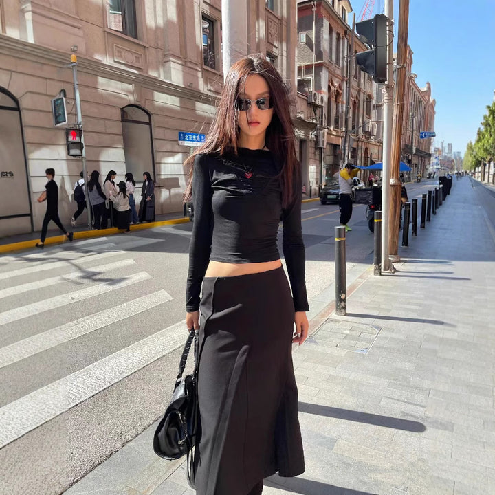 Lune London High Waist Elegant Fabric Pants for Women