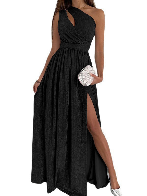 Elegant asymmetrical evening dress Lune London for women