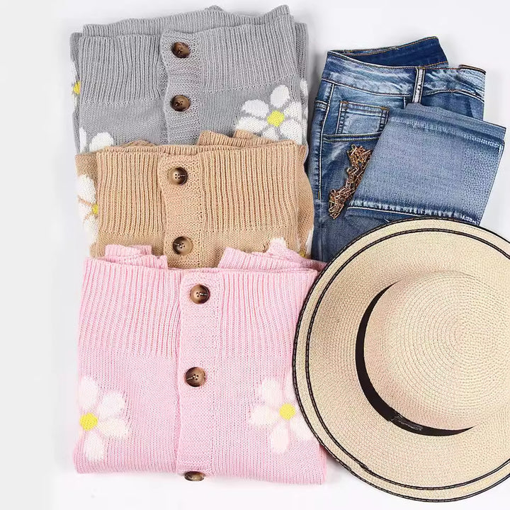 Gilet pour femmes avec appliqués floraux Chic & Stil