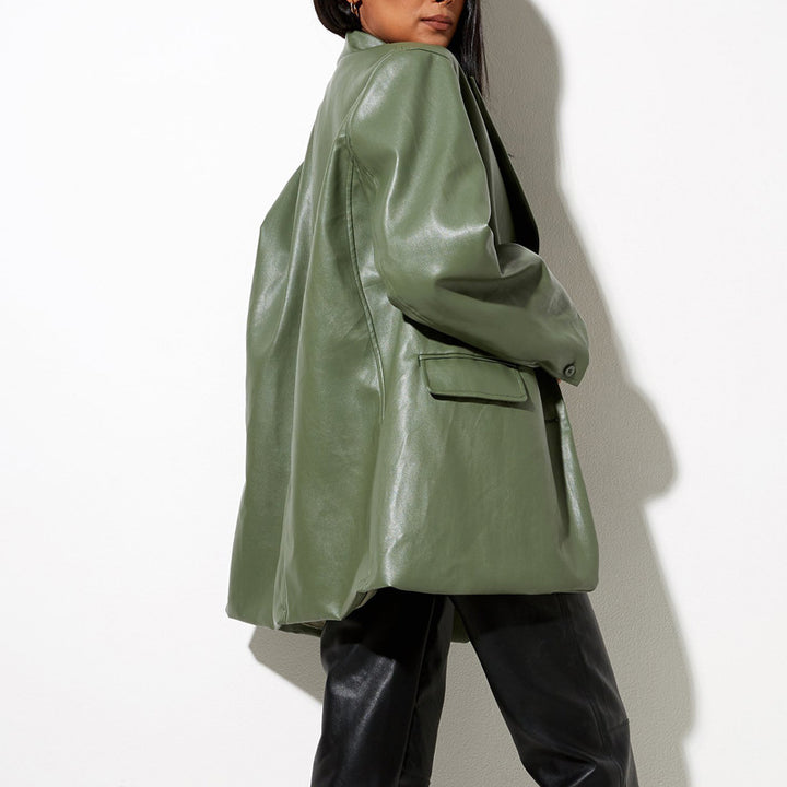 Lune London Elegant Leather Jacket for Women
