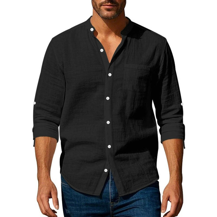 Linen button-up shirt for men Lune London