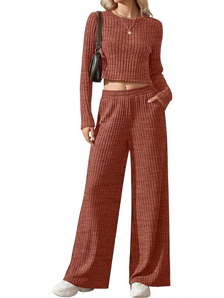 Ensemble en tricot élégant et décontracté pour femmes avec coupe ample Chic & Stil