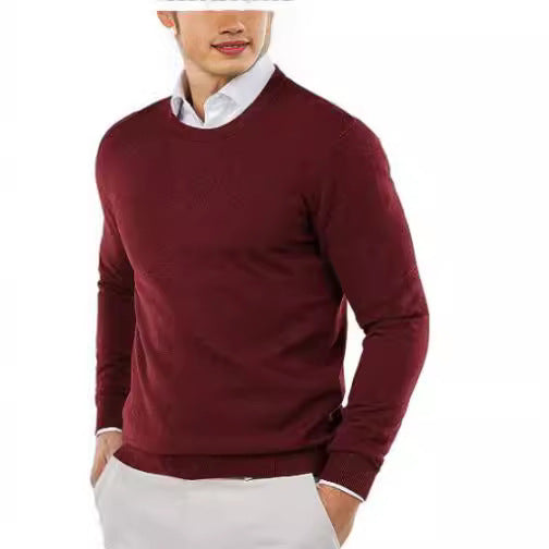 Lune London | Men's elegant round neck sweater made of fine cotton