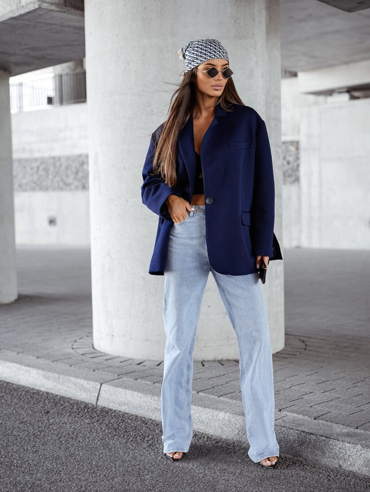 Oversized women's jacket with relaxed fit from Lune London