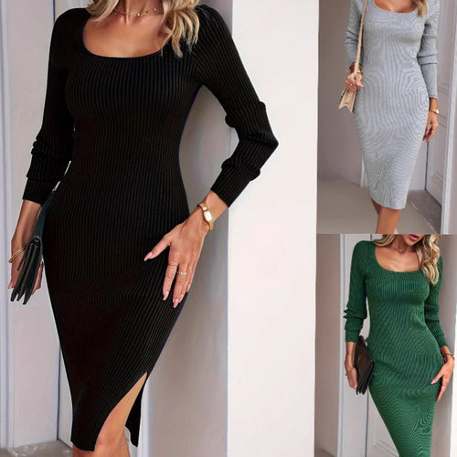 Lune London Ribbed Midi Dress for Women