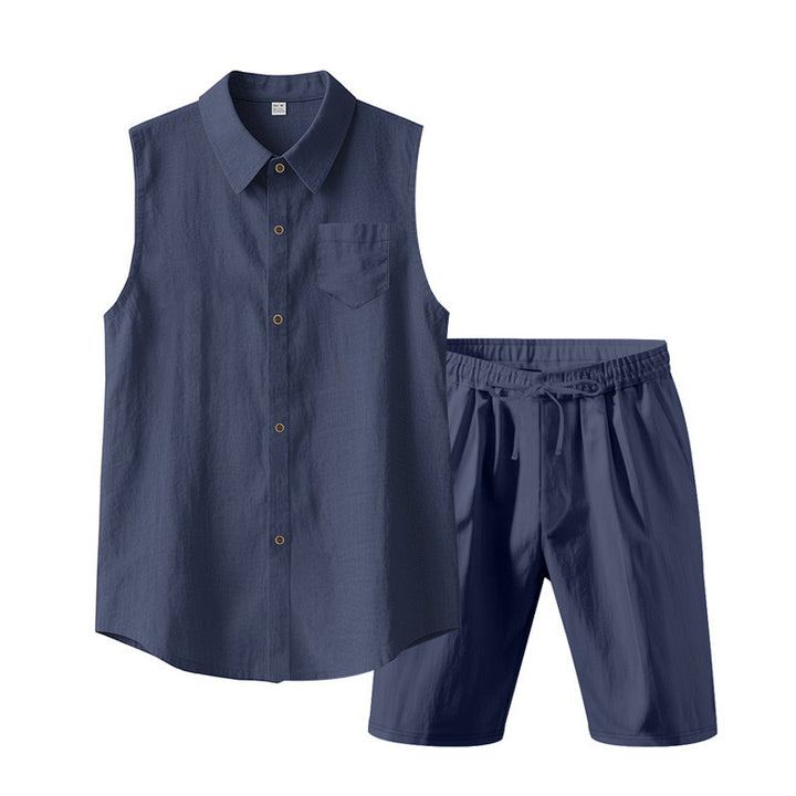 Casual summer set for women with sleeveless top and shorts Lune London