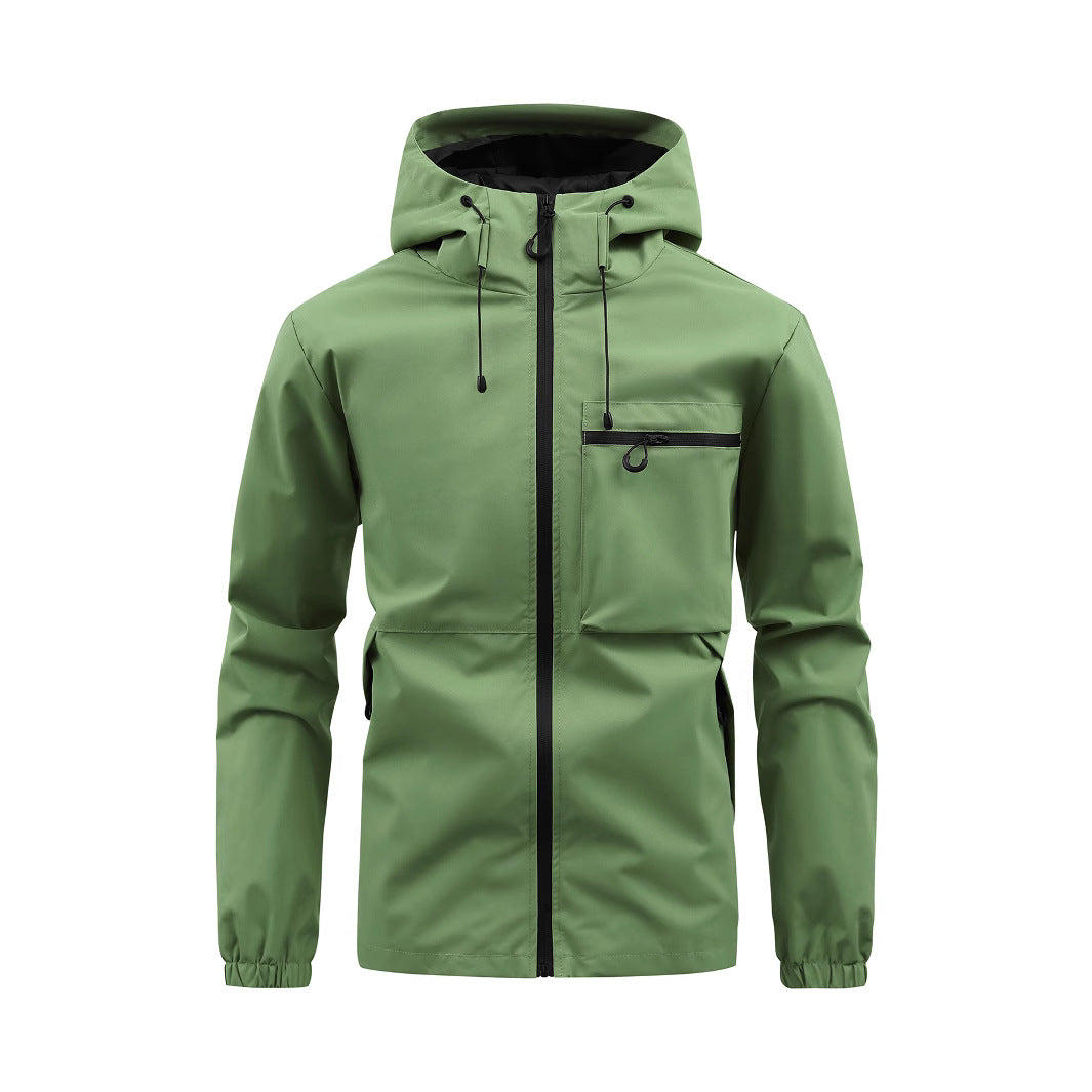 Men's all-weather waterproof jacket with adjustable waist Lune London