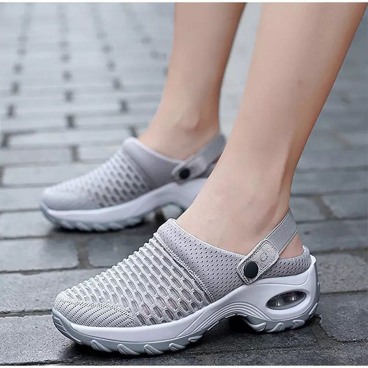 Women Breathable Mesh Clogs Lune London