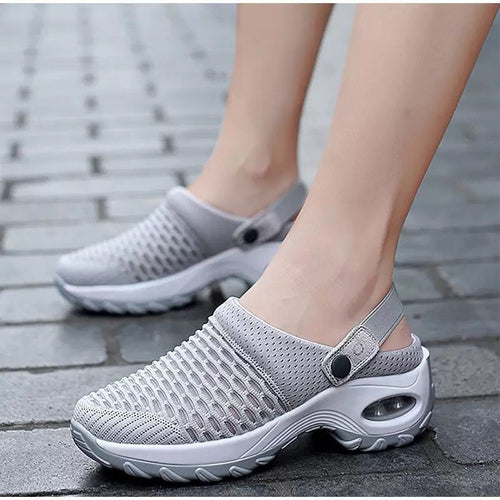 Women Breathable Mesh Clogs Lune London