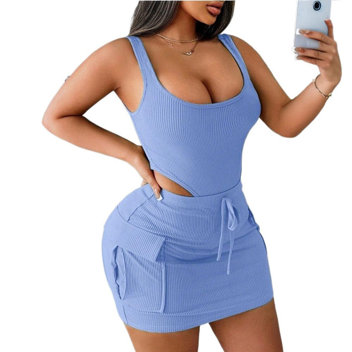 Robe élégante pour femmes avec poches latérales et haute élasticité Chic & Stil