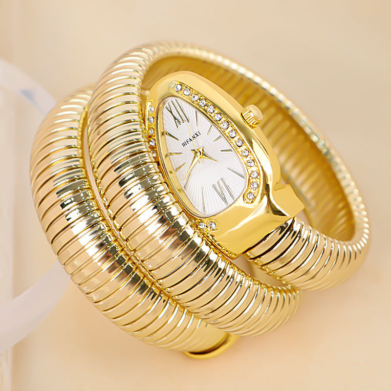 Lune London | Snake Watch with Quartz Movement and Personal Bracelet