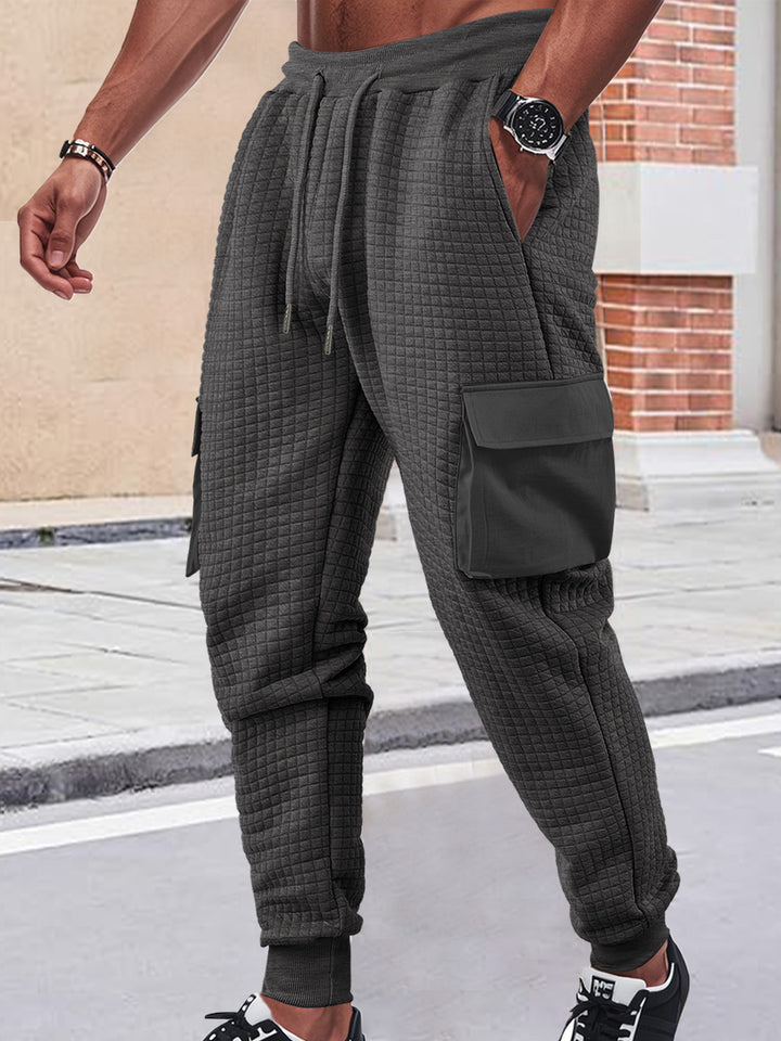 Trendy cargo joggers for men with breathable inserts Lune London