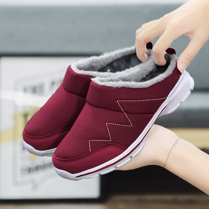 Slippers for women with non-slip sole and elastic shaft Lune London
