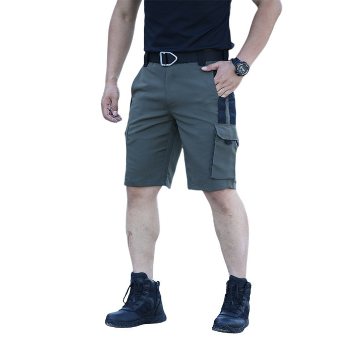 Shorts cargo pour hommes avec poches latérales pratiques et taille réglable Lune London