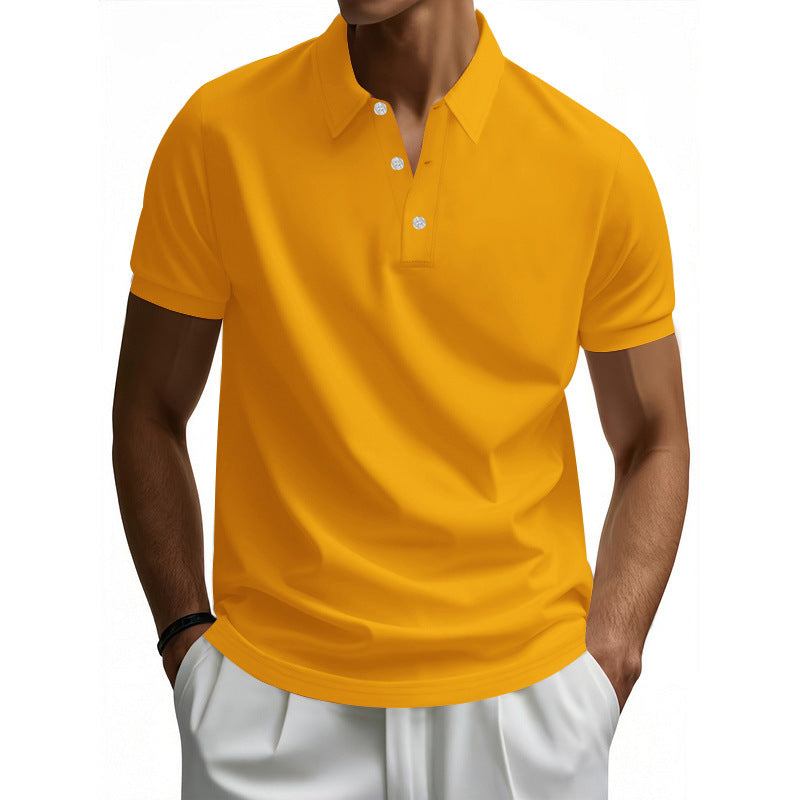 Men's high-quality short sleeve polo with moisture-wicking technology Lune London