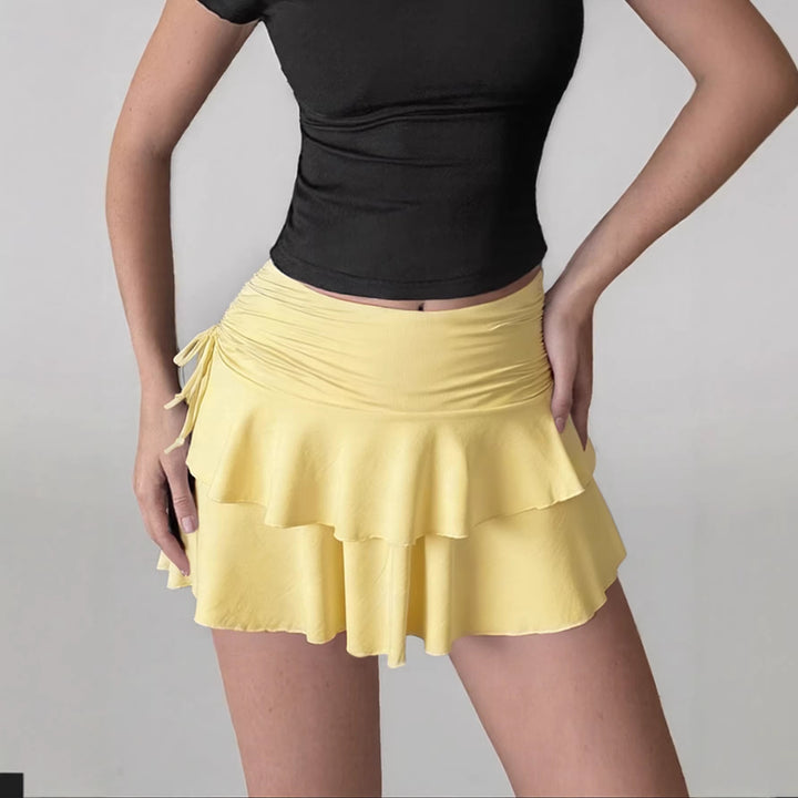 Women's Ruffle Shorts with Adjustable Waist Lune London