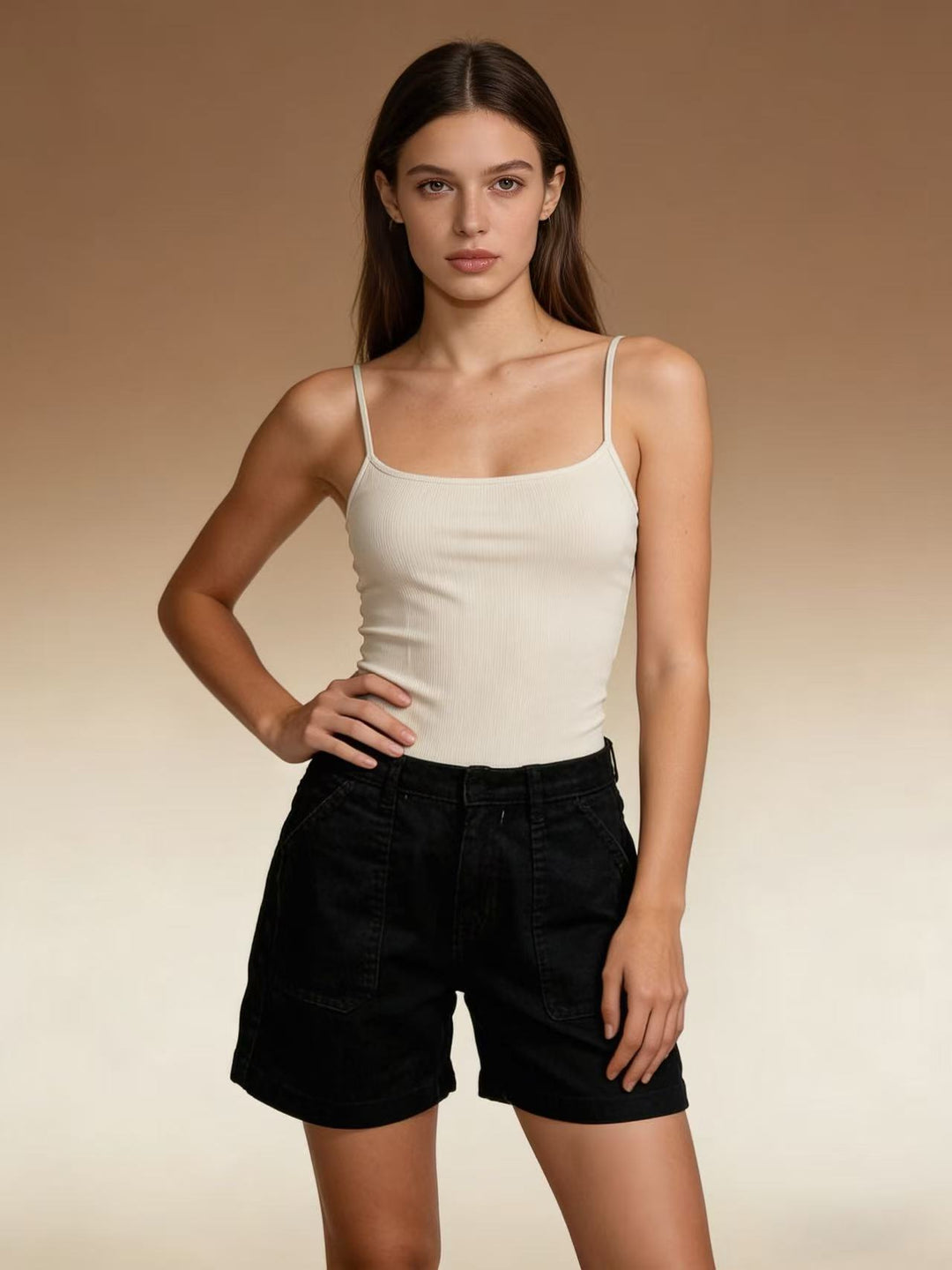 Women Casual Summer Shorts with Side Pockets and Comfortable Fit Lune London