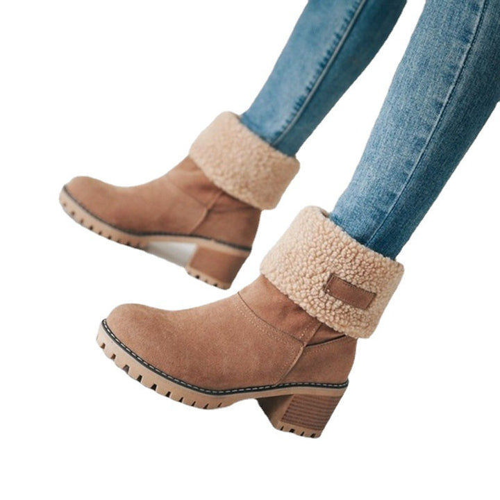 Ladies Comfortable Ankle Boots with Warm Lining Lune London