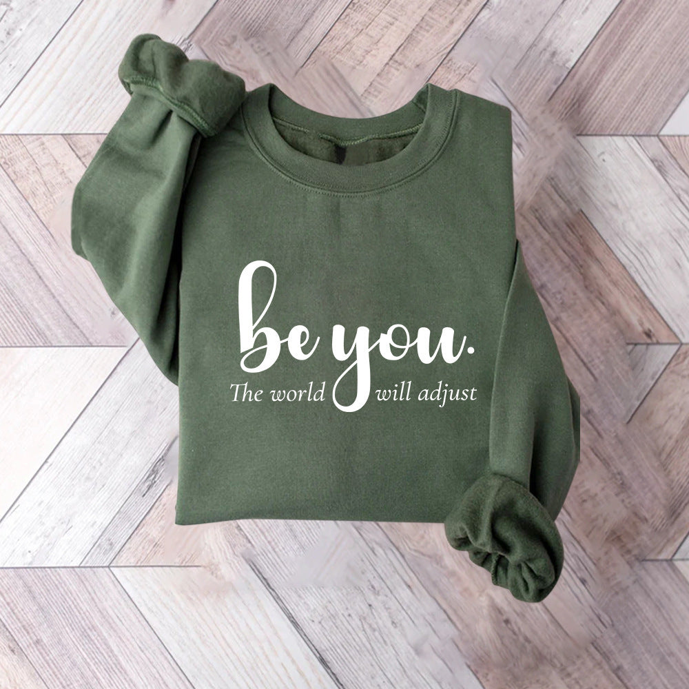 Sweat-shirt pour femmes avec motif inspirant et message motivant Chic & Stil