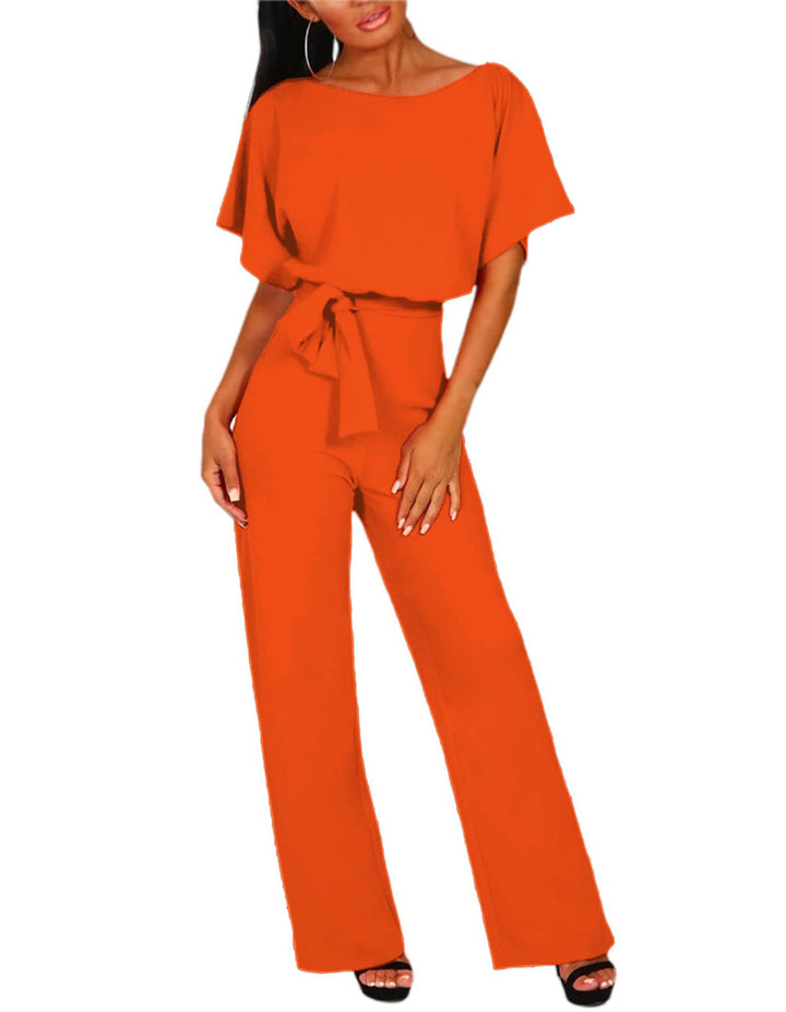 Elegant set for women consisting of a flowing blouse and flared pants Lune London