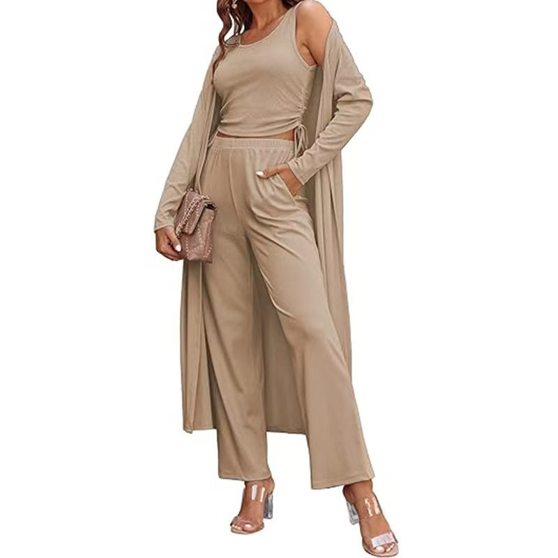 Dames élégant ensemble de salon avec long cardigan Lune London