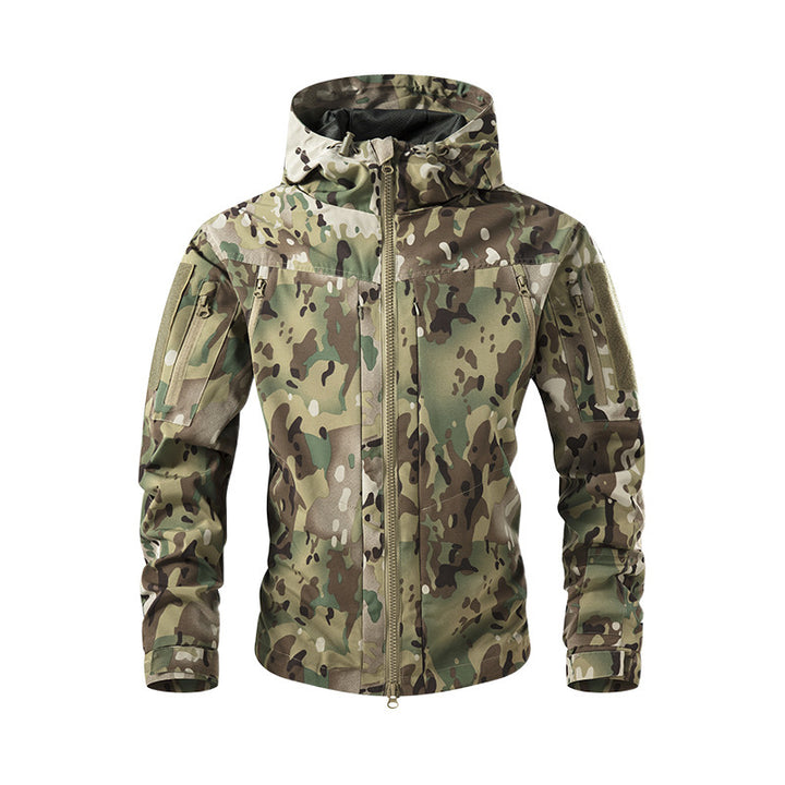 Technical outdoor jacket for men with breathable membrane Lune London