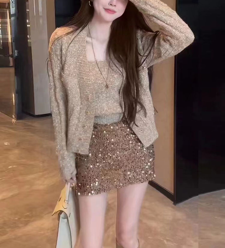 Ladies fashionable knitted jacket Lune London