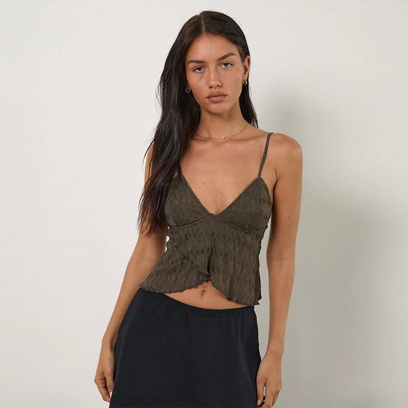 Lune London Ruched Neckline Top