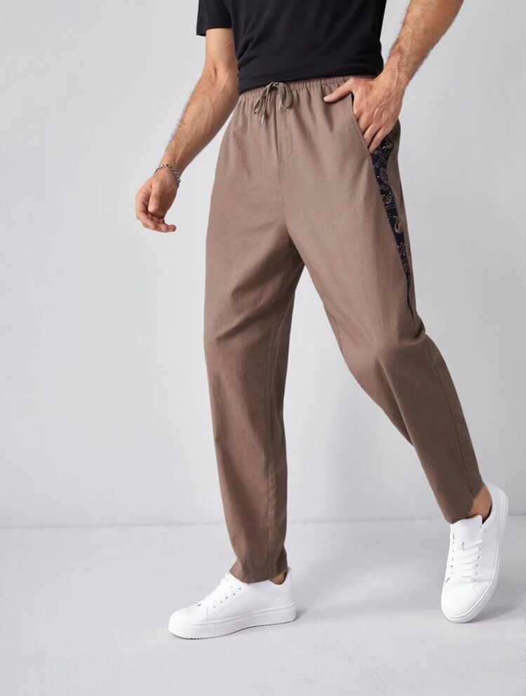 Casual and comfortable linen pants for men Lune London