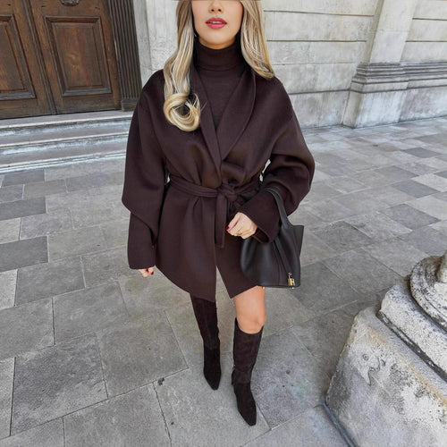Women's draped jacket made of high-quality and soft material with a fitted cut Lune London
